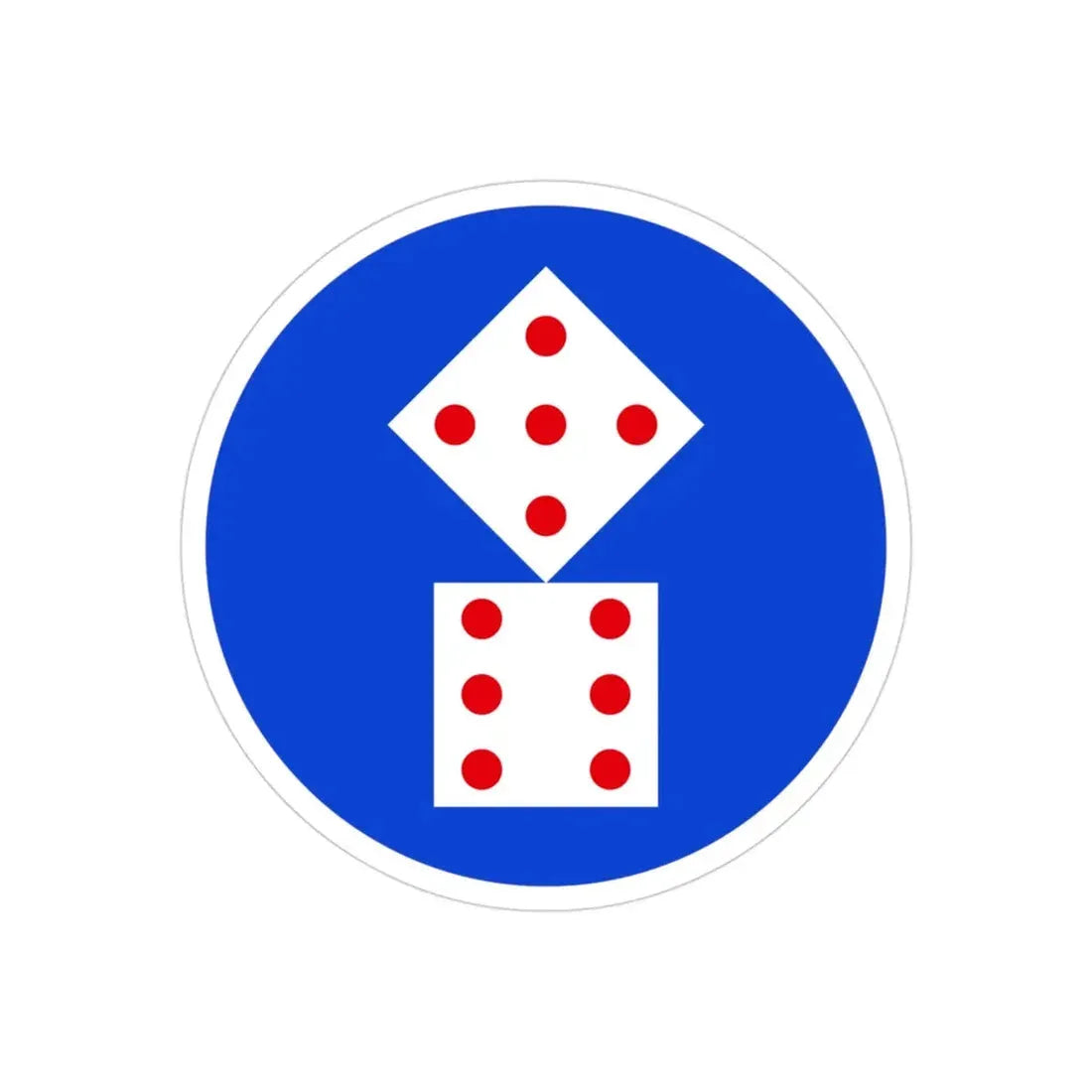 XI Corps (U.S. Army) REVERSE PRINT Transparent Die-Cut STICKER 3 Inch Die-Cut Transparent - The Sticker Space