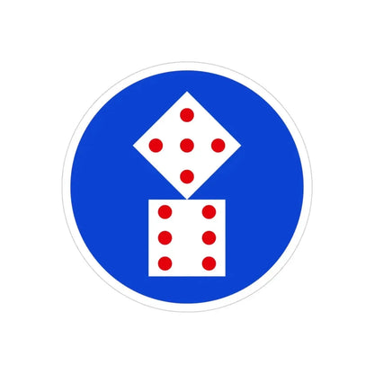 XI Corps (U.S. Army) REVERSE PRINT Transparent Die-Cut STICKER 3 Inch Die-Cut Transparent - The Sticker Space