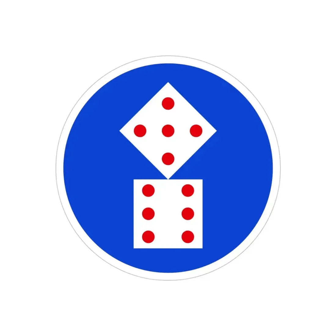 XI Corps (U.S. Army) REVERSE PRINT Transparent Die-Cut STICKER 4 Inch Die-Cut Transparent - The Sticker Space