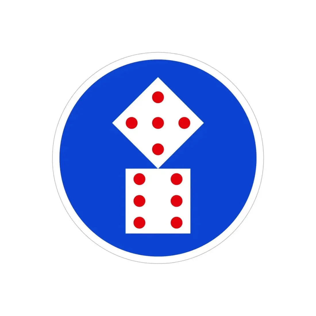 XI Corps (U.S. Army) REVERSE PRINT Transparent Die-Cut STICKER 6 Inch Die-Cut Transparent - The Sticker Space