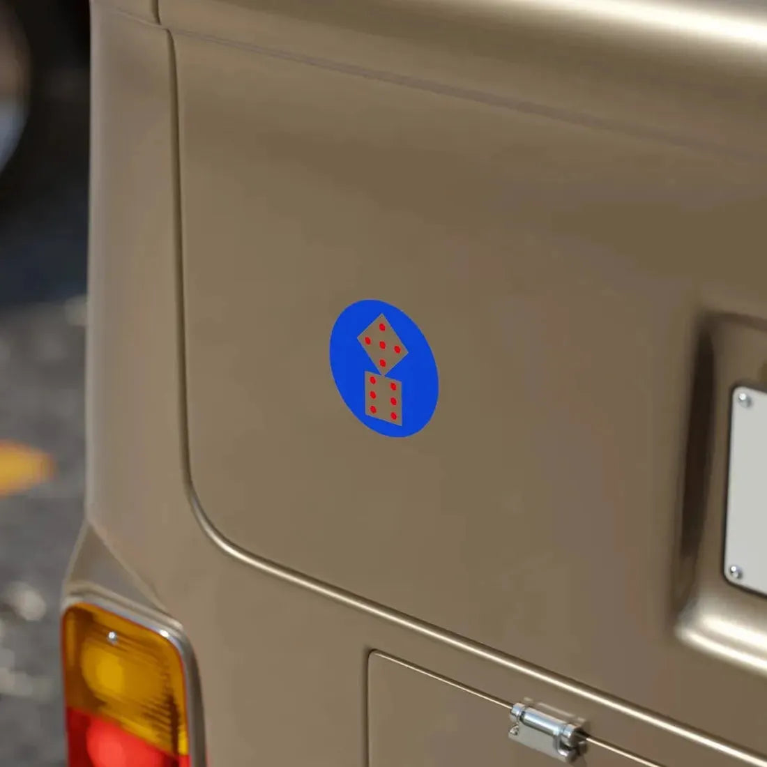 XI Corps (U.S. Army) REVERSE PRINT Transparent Die-Cut STICKER - The Sticker Space