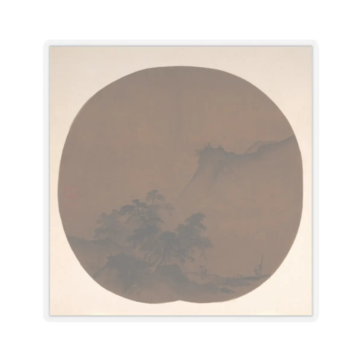 Xia Gui - Windswept lakeshore - 13th century v1 - STICKER Vinyl Kiss-Cut Decal