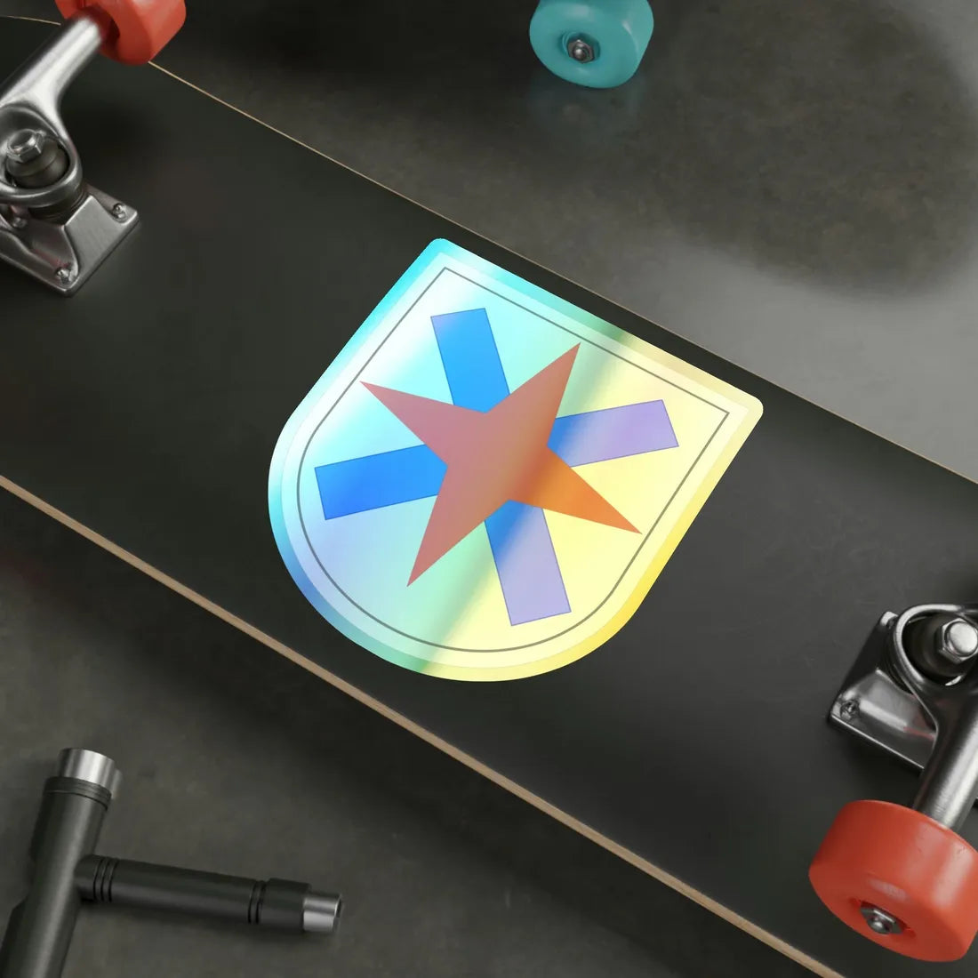 XIV Corps (U.S. Army) Holographic STICKER Die-Cut Vinyl Decal - The Sticker Space