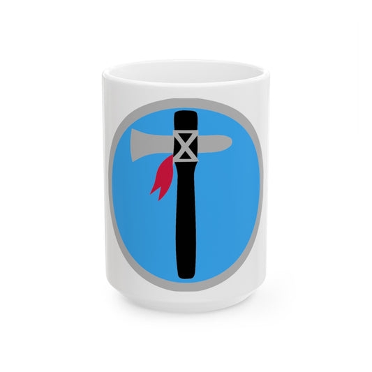 XIX Corps 1 (U.S. Army) White Coffee Mug-15oz-The Sticker Space