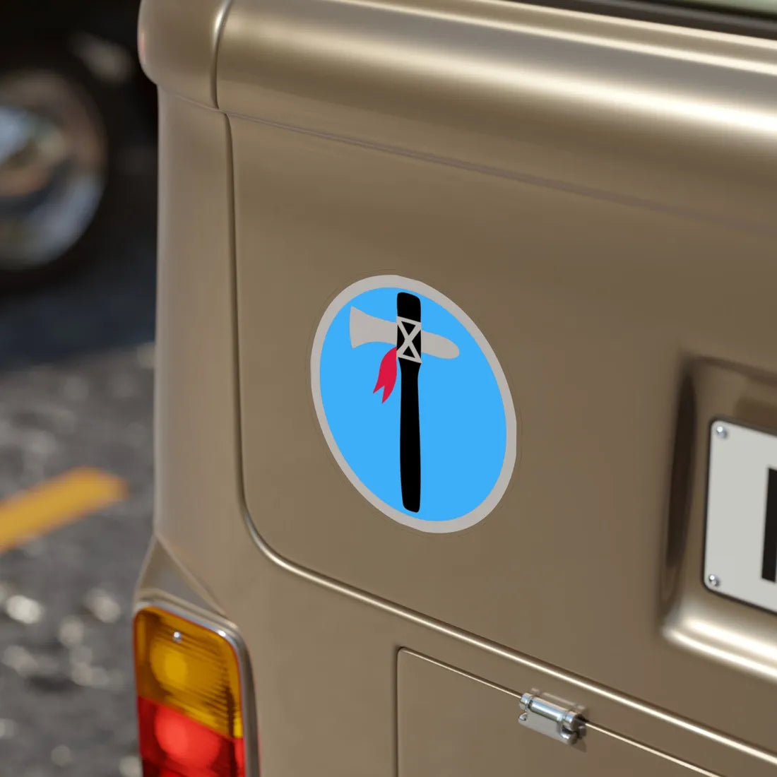 XIX Corps 1 (U.S. Army) Transparent STICKER Die-Cut Vinyl Decal - The Sticker Space