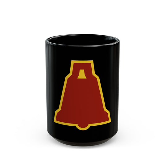 XIX Corps 3 (U.S. Army) Black Coffee Mug-15oz-The Sticker Space