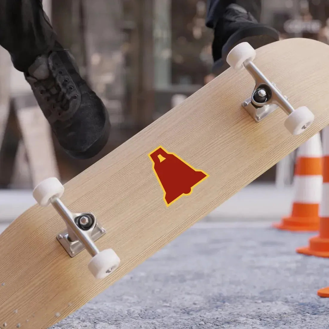 XIX Corps 3 (U.S. Army) REVERSE PRINT Transparent Die-Cut STICKER - The Sticker Space