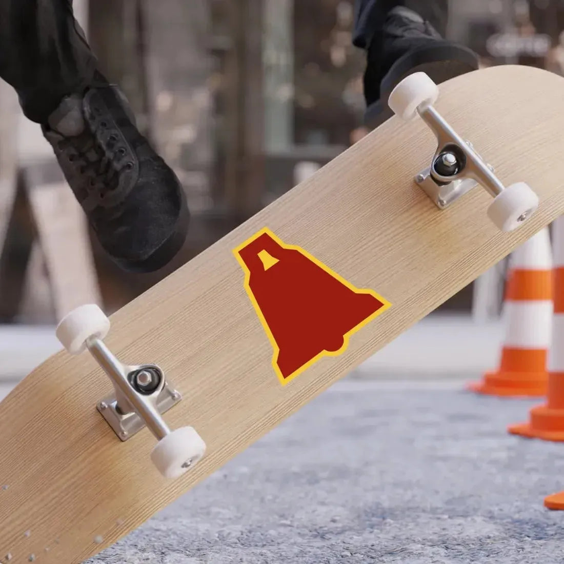 XIX Corps 3 (U.S. Army) REVERSE PRINT Transparent Die-Cut STICKER - The Sticker Space