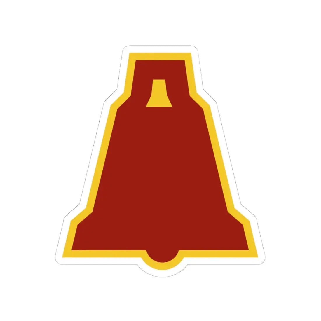 XIX Corps 3 (U.S. Army) STICKER Vinyl Kiss-Cut Decal 4 Inch White - The Sticker Space