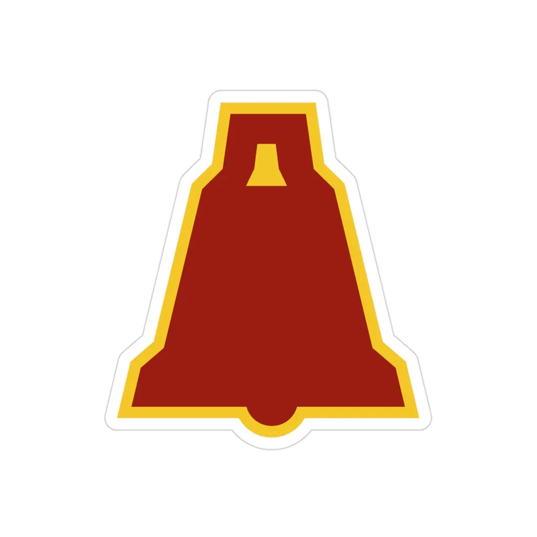 XIX Corps 3 (U.S. Army) Transparent STICKER Die-Cut Vinyl Decal 3 Inch - The Sticker Space