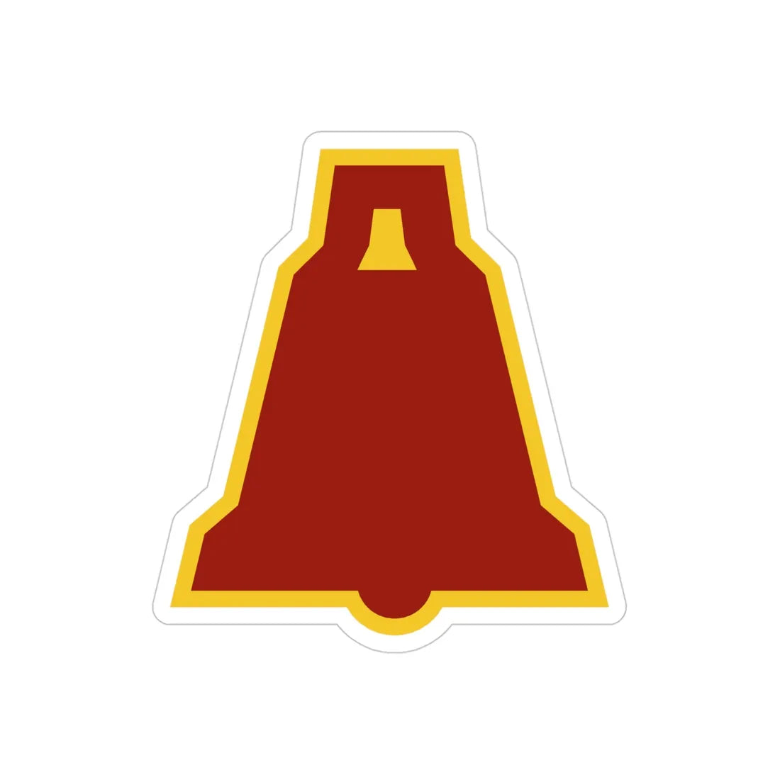 XIX Corps 3 (U.S. Army) Transparent STICKER Die-Cut Vinyl Decal 4 Inch - The Sticker Space