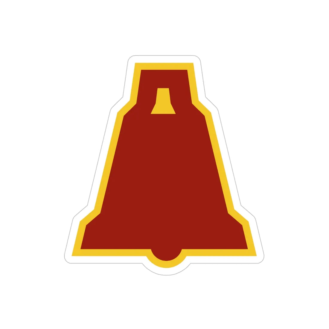 XIX Corps 3 (U.S. Army) Transparent STICKER Die-Cut Vinyl Decal 5 Inch - The Sticker Space