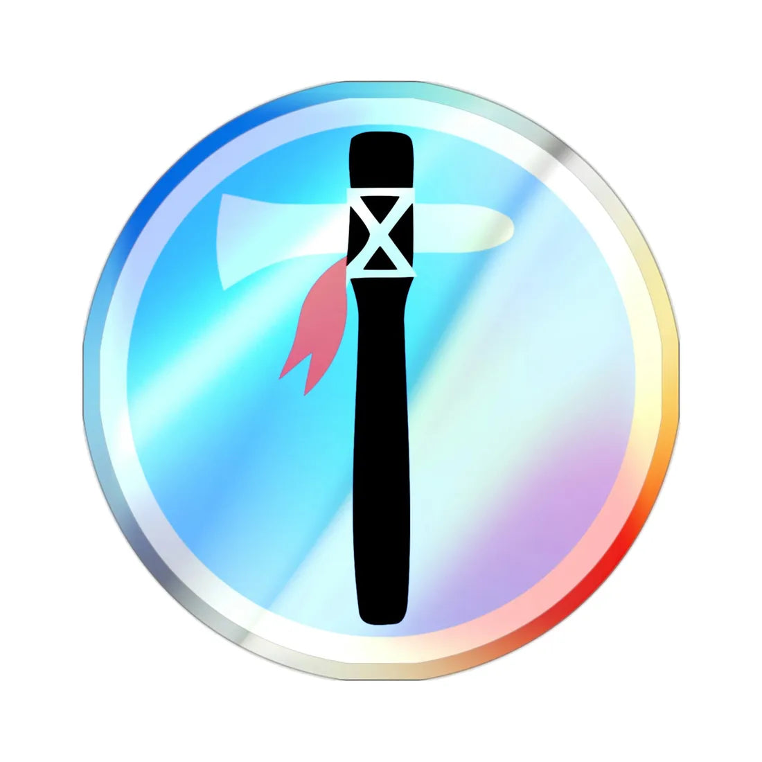 XIX Corps (U.S. Army) Holographic STICKER Die-Cut Vinyl Decal 2 Inch Holographic - The Sticker Space