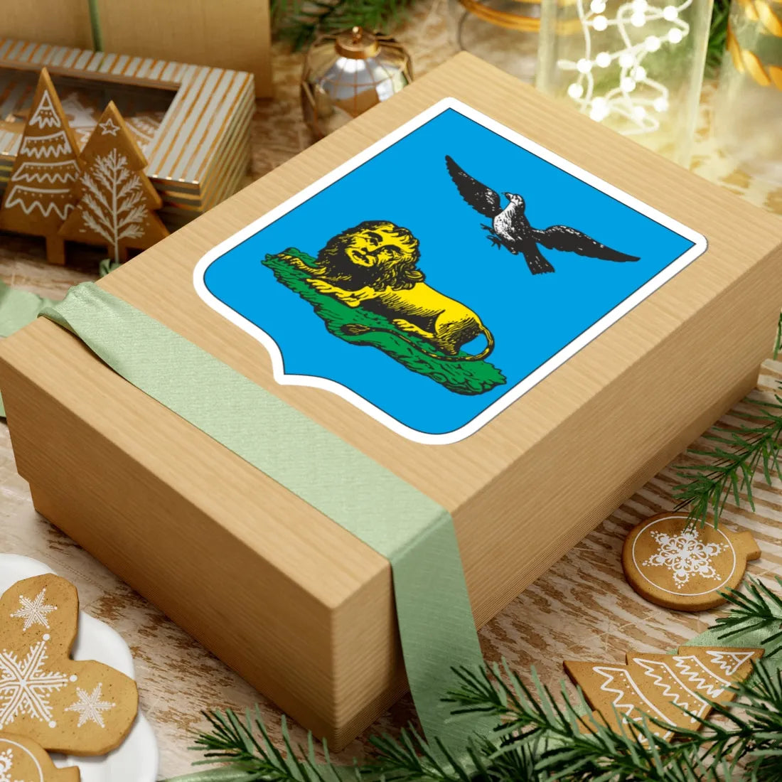 Предполагаемый герб Белгорода начала XIX в (Russia) (Coat of Arms) STICKER Vinyl Kiss-Cut Decal - The Sticker Space