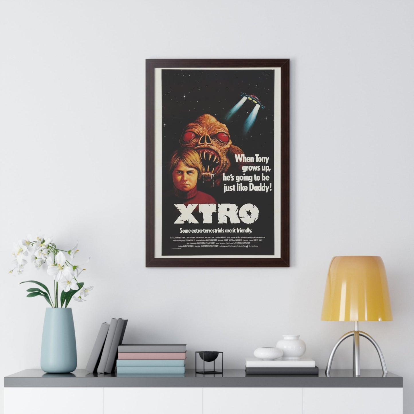 XTRO 1982 - Framed Movie Poster-The Sticker Space