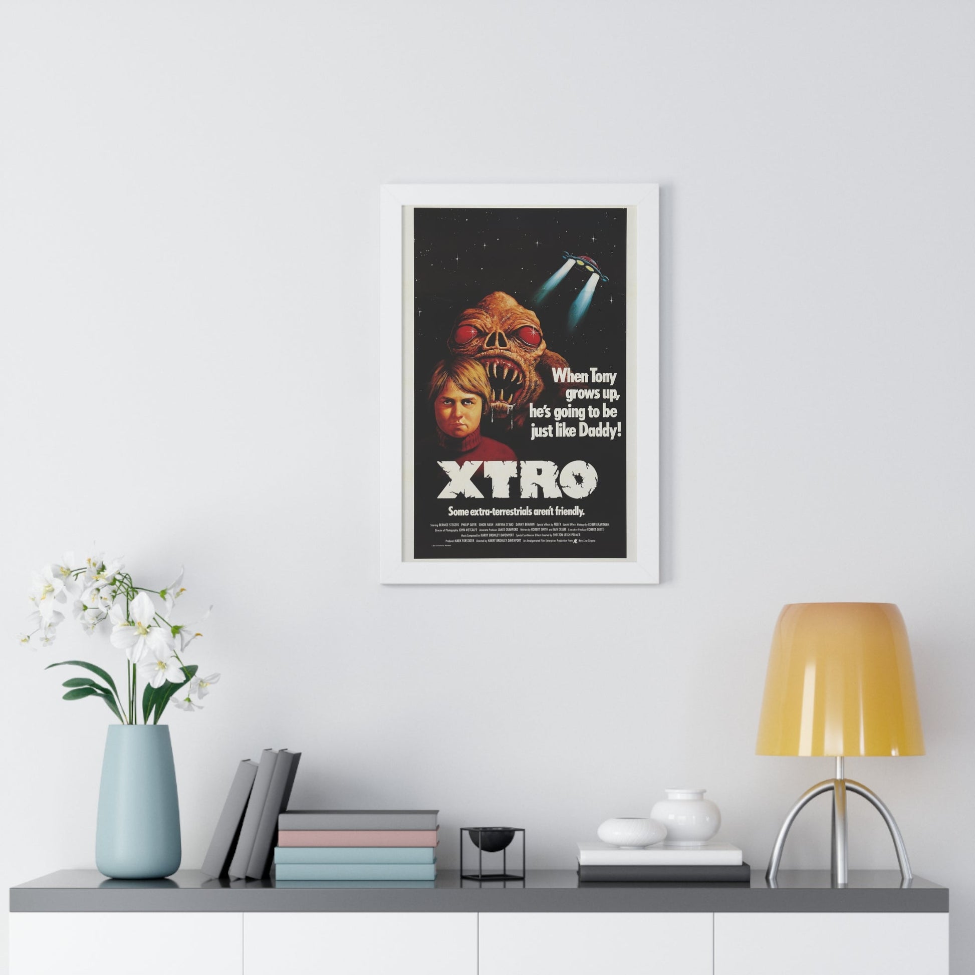 XTRO 1982 - Framed Movie Poster-The Sticker Space