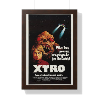 XTRO 1982 - Framed Movie Poster-16″ x 24″-The Sticker Space