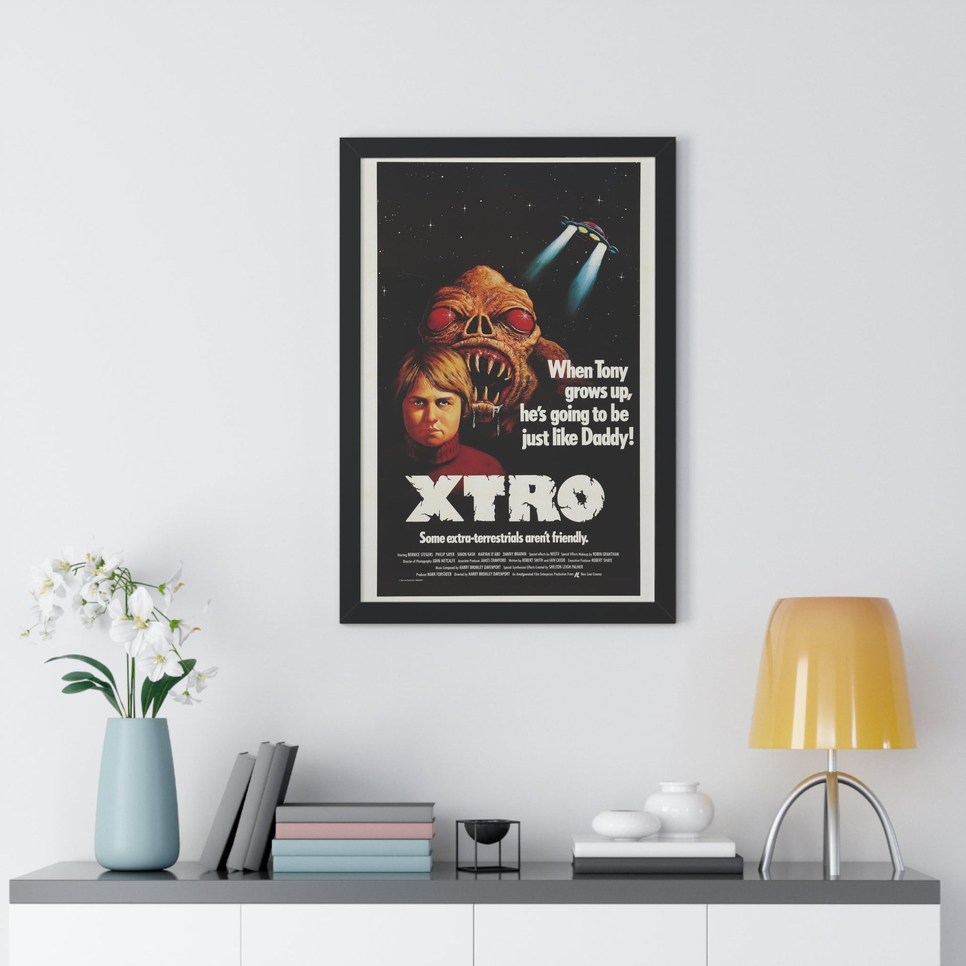 XTRO 1982 - Framed Movie Poster-The Sticker Space