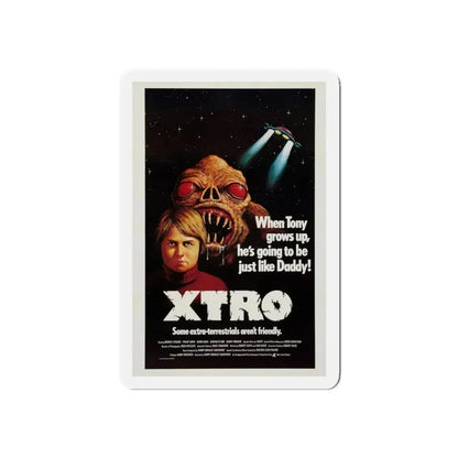 XTRO 1982 Movie Poster - Refrigerator Magnet 6 Inch Die-Cut - The Sticker Space