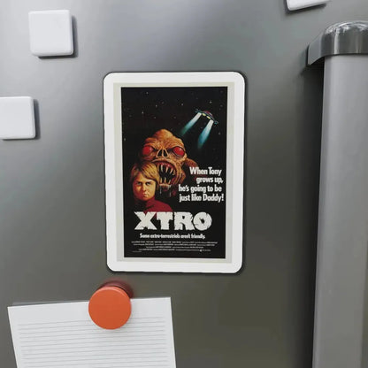 XTRO 1982 Movie Poster - Refrigerator Magnet - The Sticker Space