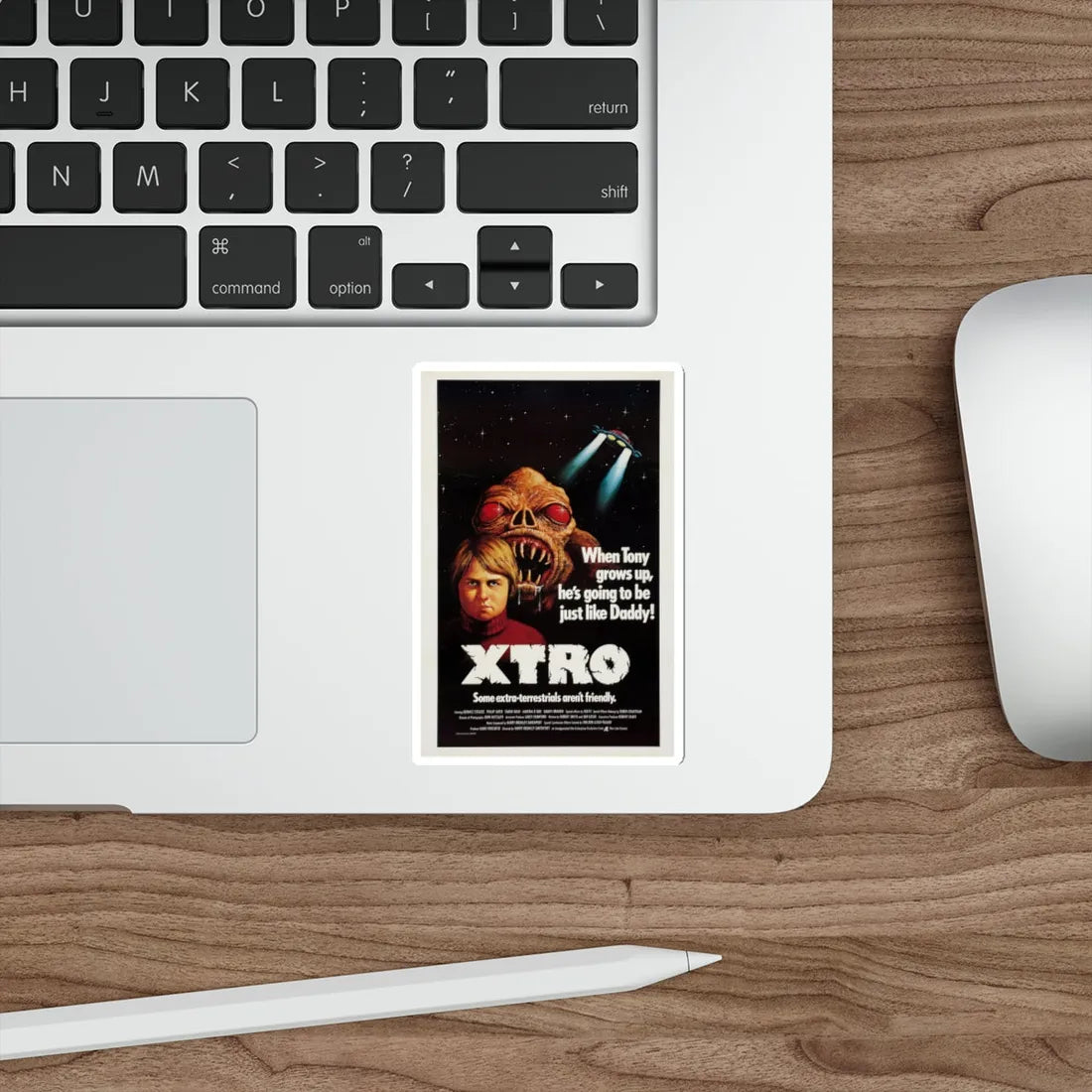 XTRO 1982 Movie Poster STICKER Vinyl Die-Cut Decal - The Sticker Space