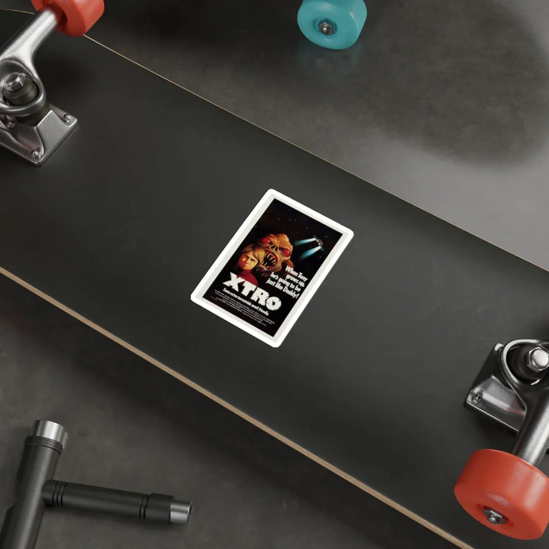 XTRO 1982 Movie Poster STICKER Vinyl Die-Cut Decal - The Sticker Space