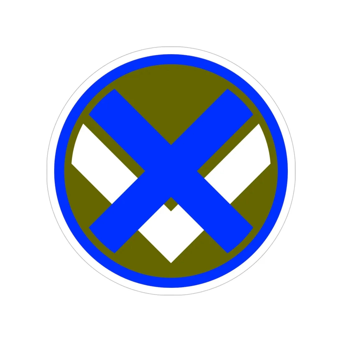 XV Corps (U.S. Army) Transparent STICKER Die-Cut Vinyl Decal 5 Inch - The Sticker Space