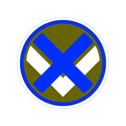 XV Corps (U.S. Army) Transparent STICKER Die-Cut Vinyl Decal 5 Inch - The Sticker Space
