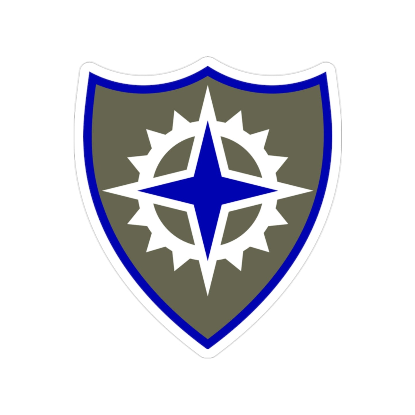 XVI Corps (U.S. Army) Transparent STICKER Die-Cut Vinyl Decal-2 Inch-The Sticker Space