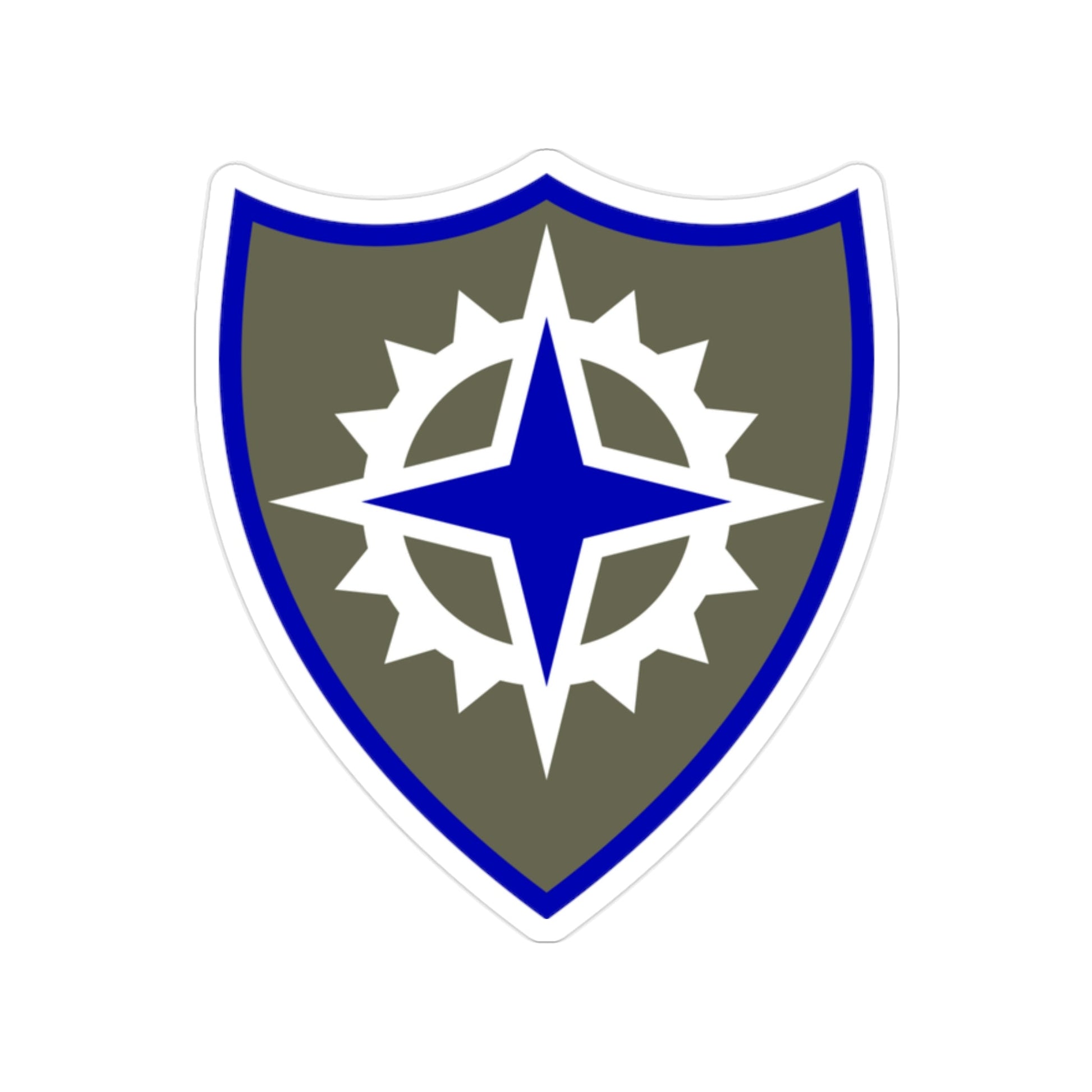 XVI Corps (U.S. Army) Transparent STICKER Die-Cut Vinyl Decal-2 Inch-The Sticker Space