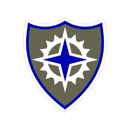 XVI Corps (U.S. Army) Transparent STICKER Die-Cut Vinyl Decal-4 Inch-The Sticker Space