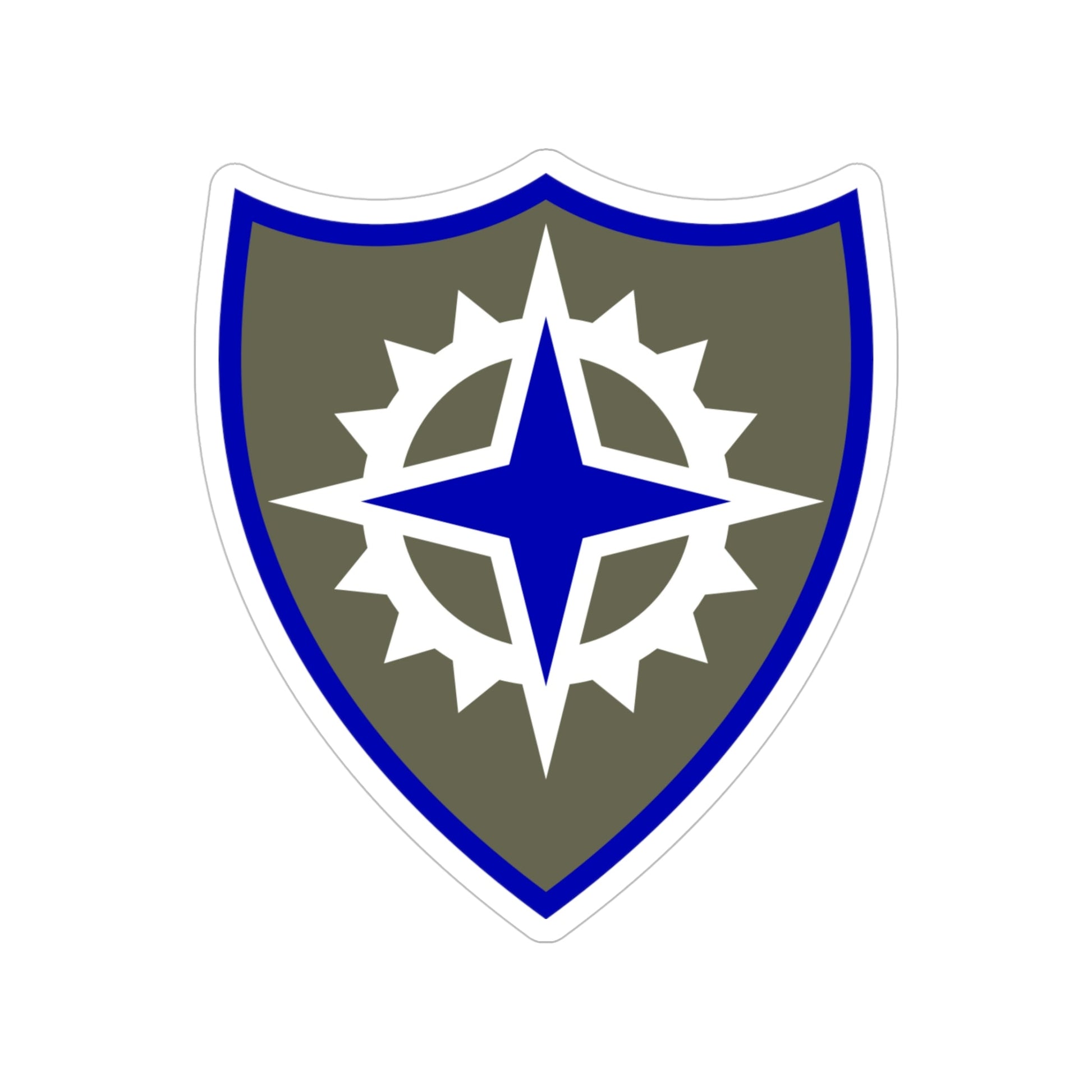 XVI Corps (U.S. Army) Transparent STICKER Die-Cut Vinyl Decal-5 Inch-The Sticker Space