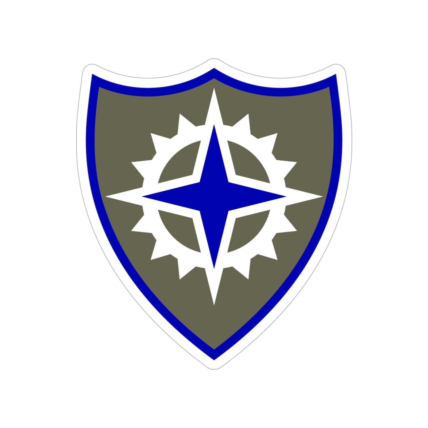 XVI Corps (U.S. Army) Transparent STICKER Die-Cut Vinyl Decal-6 Inch-The Sticker Space