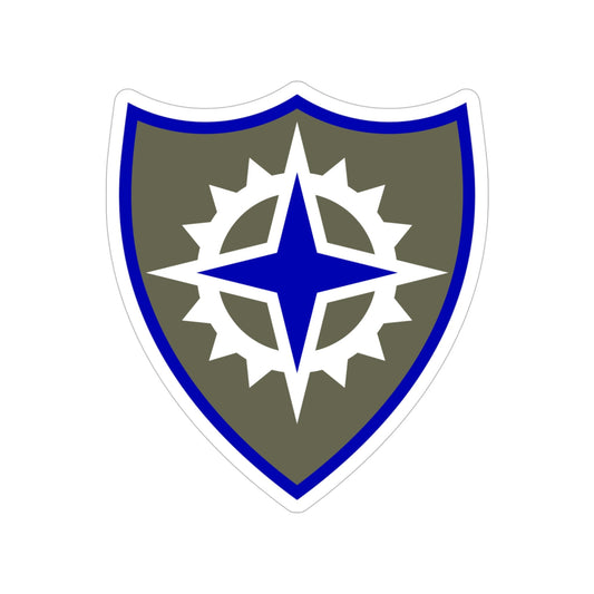 XVI Corps (U.S. Army) Transparent STICKER Die-Cut Vinyl Decal-6 Inch-The Sticker Space