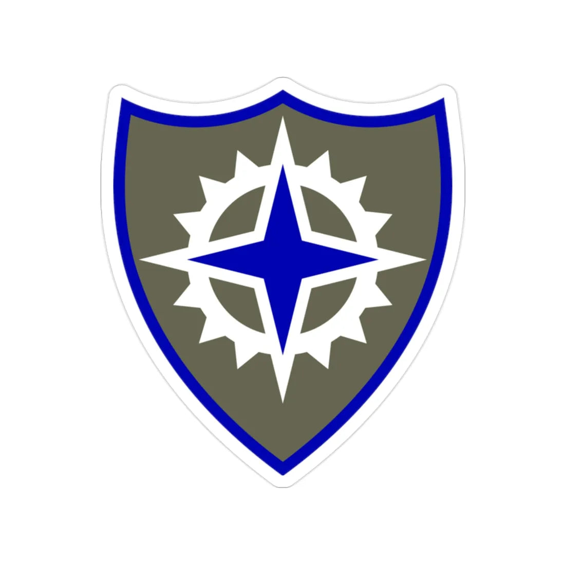 XVI Corps (U.S. Army) Transparent STICKER Die-Cut Vinyl Decal 2 Inch - The Sticker Space