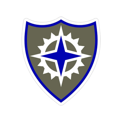 XVI Corps (U.S. Army) Transparent STICKER Die-Cut Vinyl Decal 4 Inch - The Sticker Space