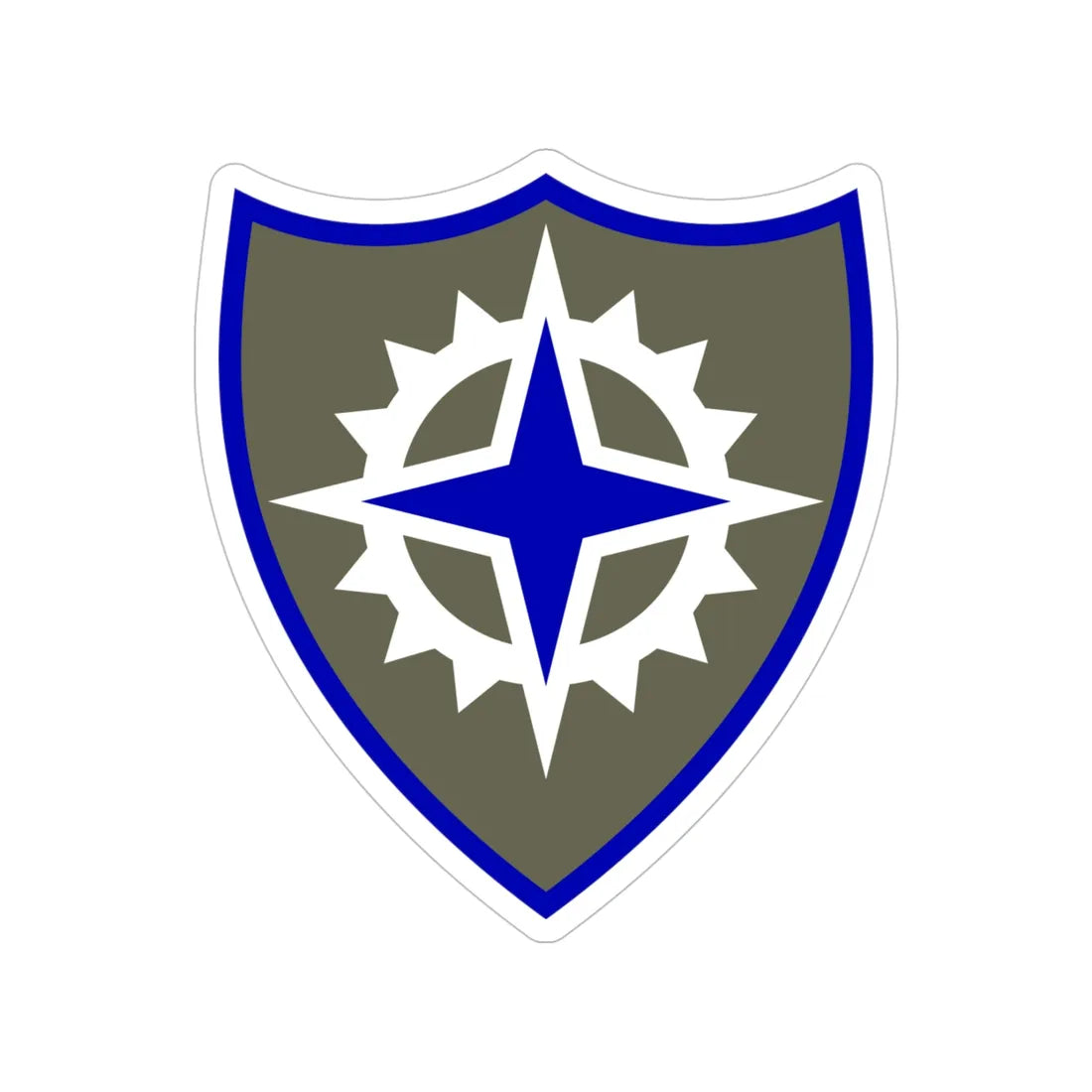 XVI Corps (U.S. Army) Transparent STICKER Die-Cut Vinyl Decal 5 Inch - The Sticker Space