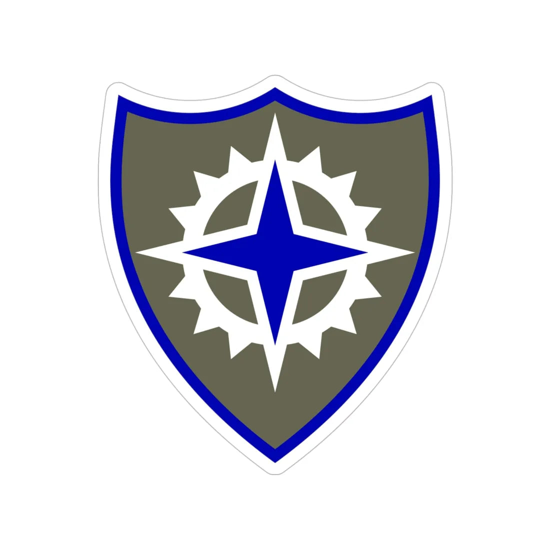 XVI Corps (U.S. Army) Transparent STICKER Die-Cut Vinyl Decal 6 Inch - The Sticker Space