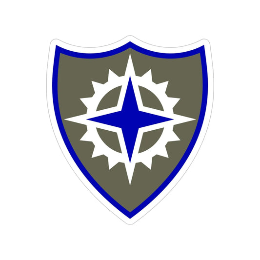 XVI Corps (U.S. Army) Transparent STICKER Die-Cut Vinyl Decal 6 Inch - The Sticker Space