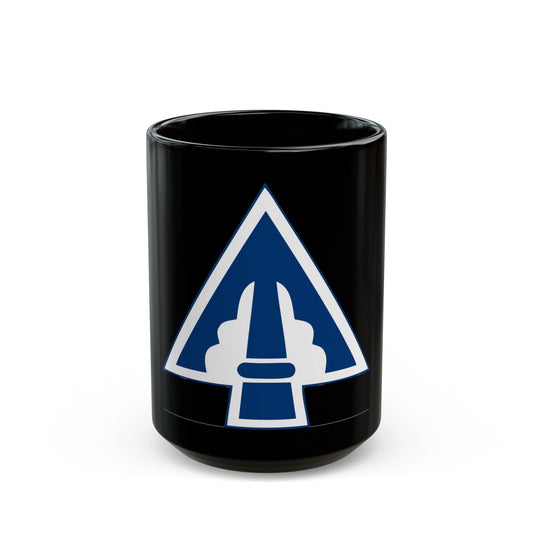 XXII Corps (U.S. Army) Black Coffee Mug-15oz-The Sticker Space