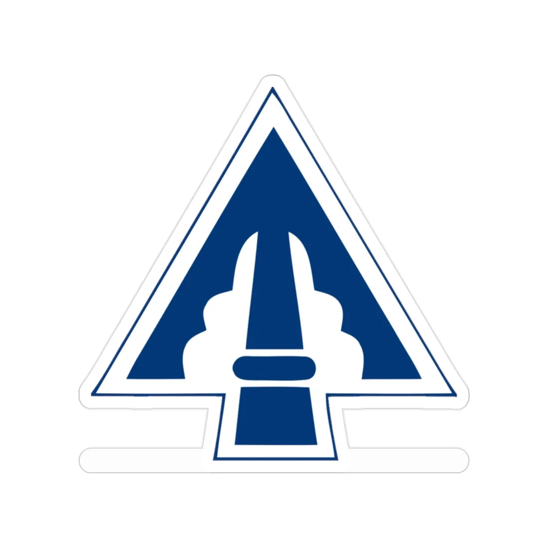 XXII Corps (U.S. Army) Transparent STICKER Die-Cut Vinyl Decal 2 Inch - The Sticker Space