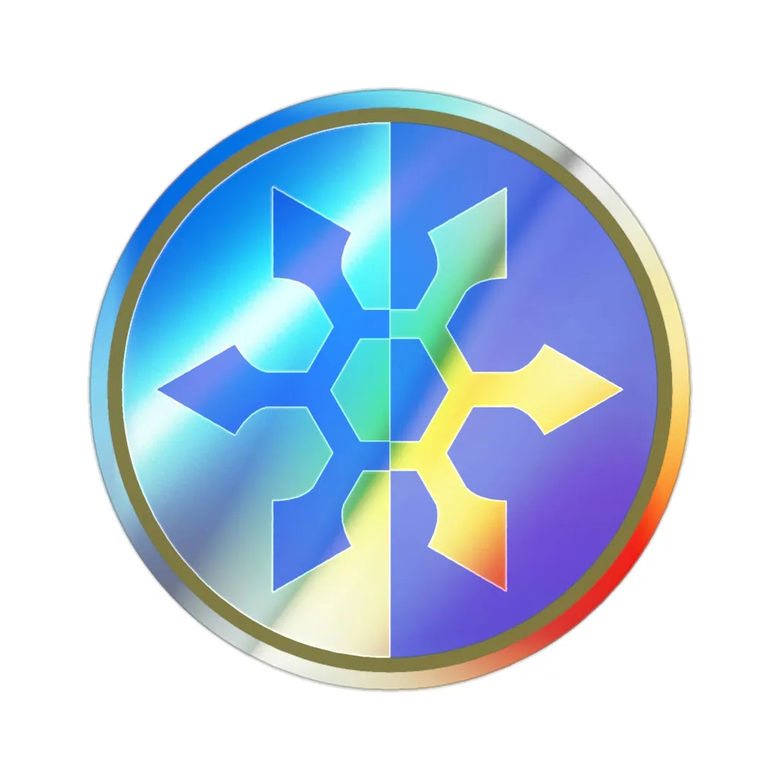 XXXIII Corps (U.S. Army) Holographic STICKER Die-Cut Vinyl Decal 2 Inch Holographic - The Sticker Space