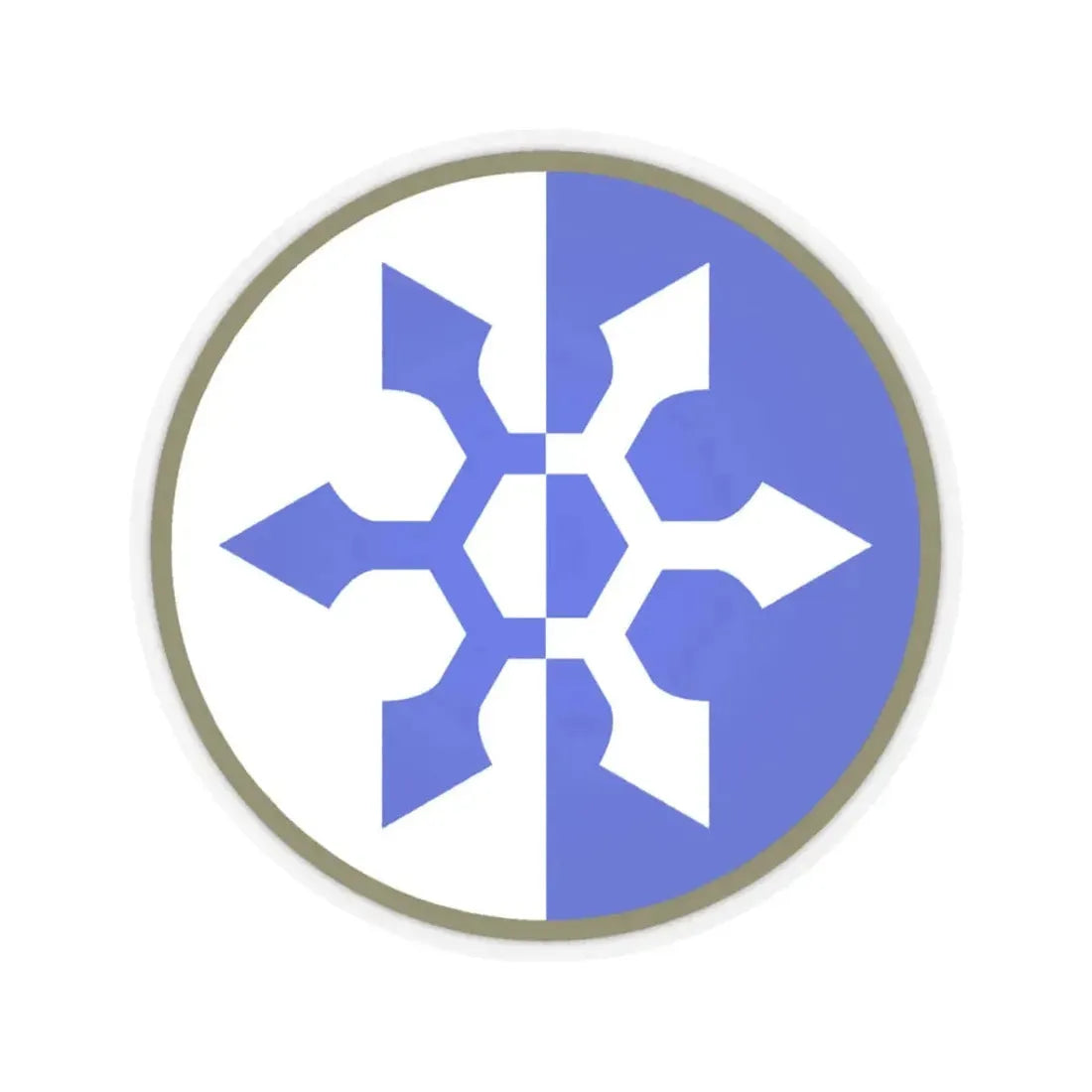 XXXIII Corps (U.S. Army) STICKER Vinyl Kiss-Cut Decal 3 Inch Transparent - The Sticker Space