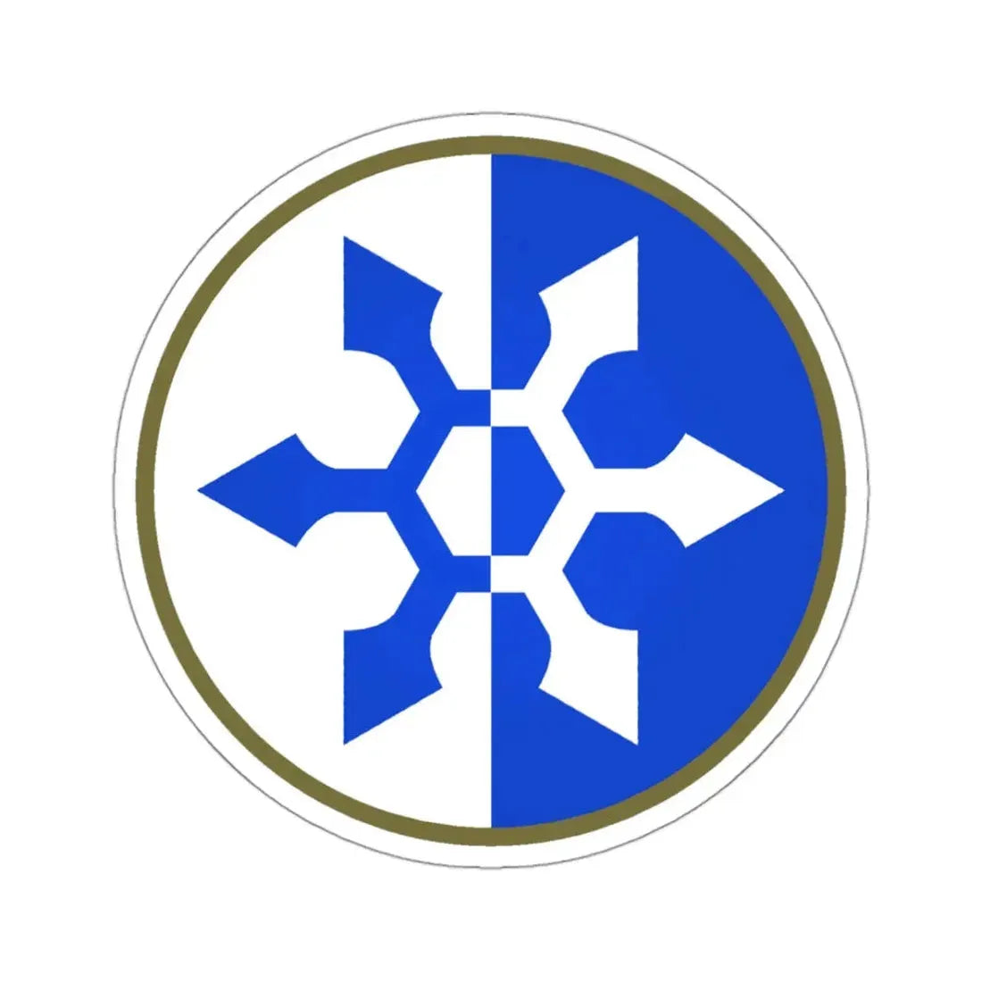 XXXIII Corps (U.S. Army) STICKER Vinyl Kiss-Cut Decal 3 Inch White - The Sticker Space