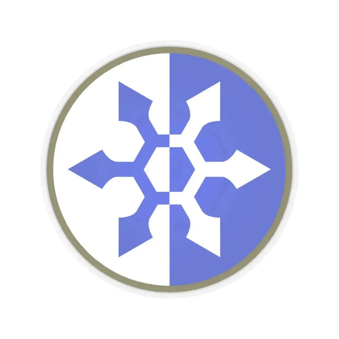 XXXIII Corps (U.S. Army) STICKER Vinyl Kiss-Cut Decal 4 Inch Transparent - The Sticker Space