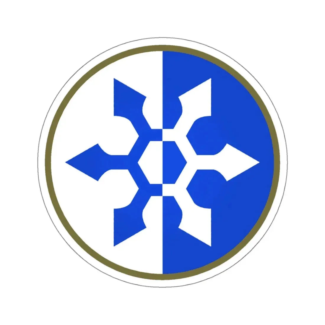 XXXIII Corps (U.S. Army) STICKER Vinyl Kiss-Cut Decal 4 Inch White - The Sticker Space