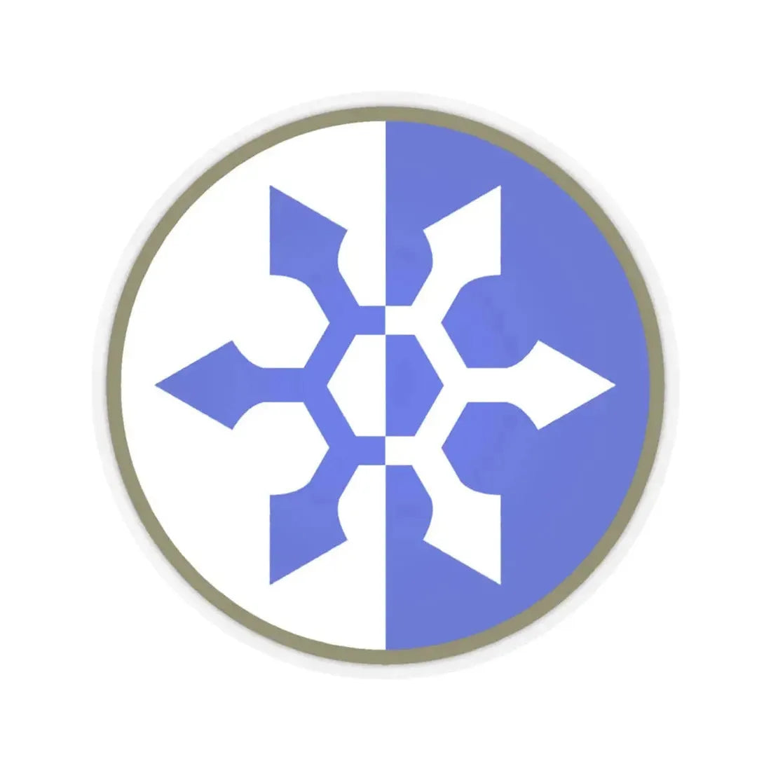 XXXIII Corps (U.S. Army) STICKER Vinyl Kiss-Cut Decal 6 Inch Transparent - The Sticker Space