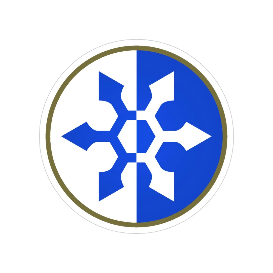 XXXIII Corps (U.S. Army) Transparent STICKER Die-Cut Vinyl Decal 3 Inch - The Sticker Space