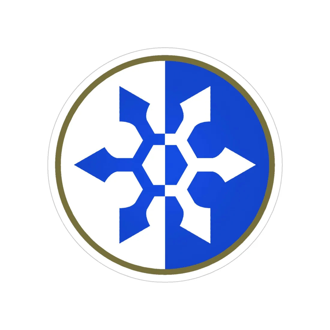 XXXIII Corps (U.S. Army) Transparent STICKER Die-Cut Vinyl Decal 4 Inch - The Sticker Space