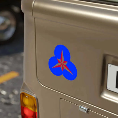 XXXVI Corps (U.S. Army) REVERSE PRINT Transparent Die-Cut STICKER - The Sticker Space